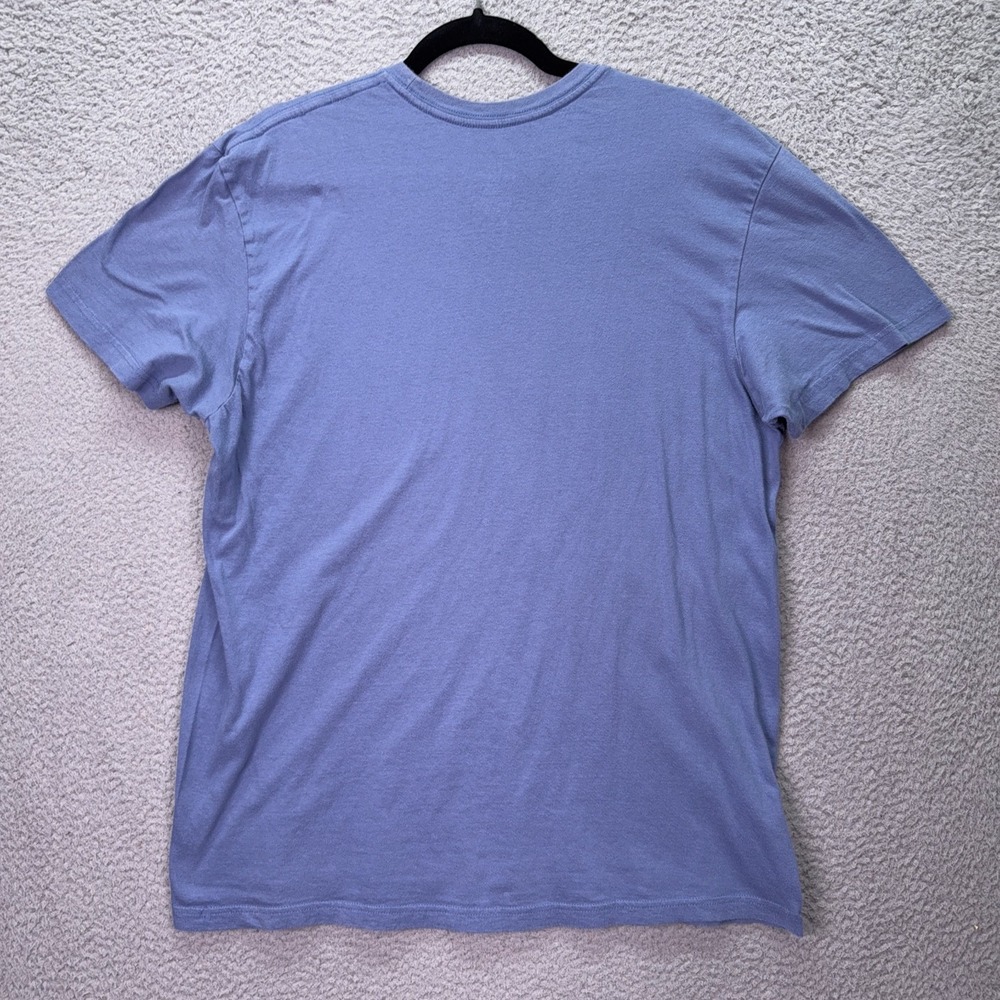 Polo Ralph Lauren Tshirt Mens L Blue Crewneck Preppy Lounge Active Everyday - Picture 2 of 6